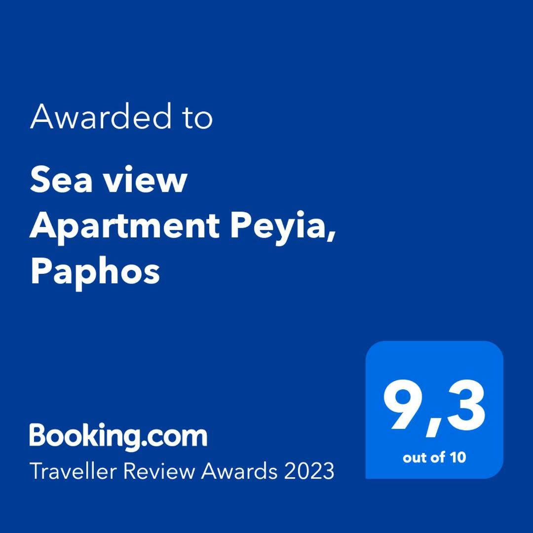 Sea View Apartment Peyia, Paphos ภายนอก รูปภาพ